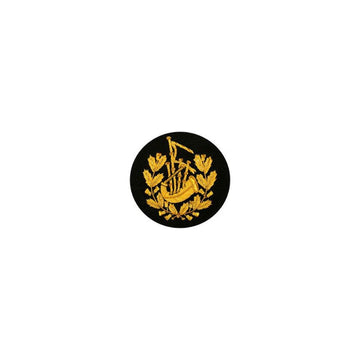 imperial-highland-supplies-pipe-major-badge-gold-bullion-on-black